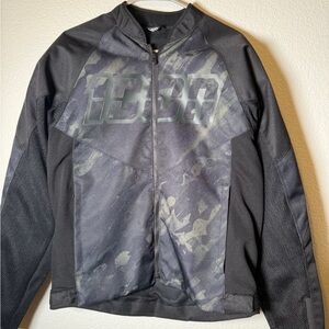 ICON  Hooligan Demo Men's Black and Green Performance Jacket